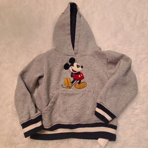 Authentic Disney Parks Embroided Mickey Mouse Hoodie - Kids Size XS 4/5